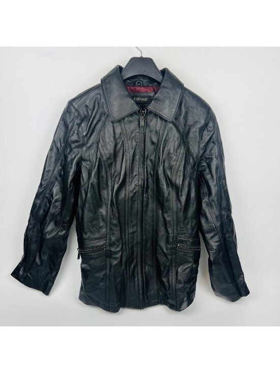 Lane Bryant Jackets & Blazers - Women’s Black Leather Jacket Lane Bryant Size 14/16 Full Zip